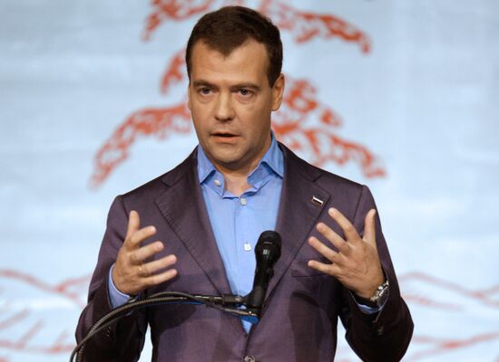 Dmitry Medvedev visit to the U.S. Day Two