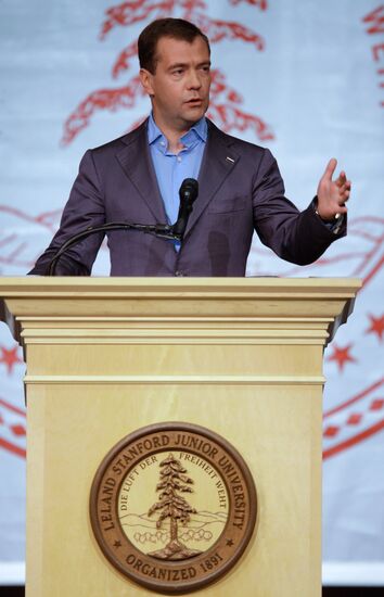 Dmitry Medvedev visit to the U.S. Day Two
