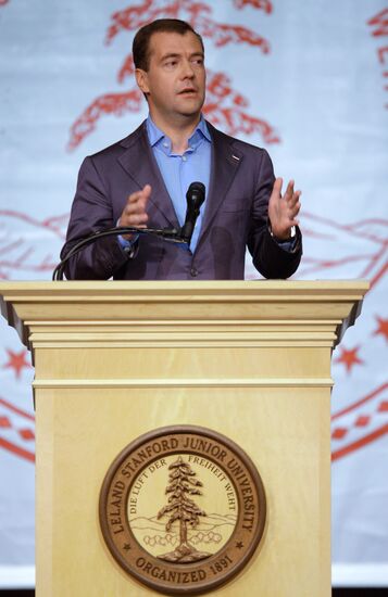 Dmitry Medvedev visit to the U.S. Day Two