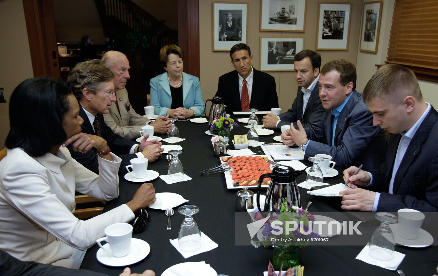 Dmitry Medvedev visit to the U.S. Day Two