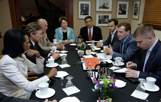 Dmitry Medvedev visit to the U.S. Day Two