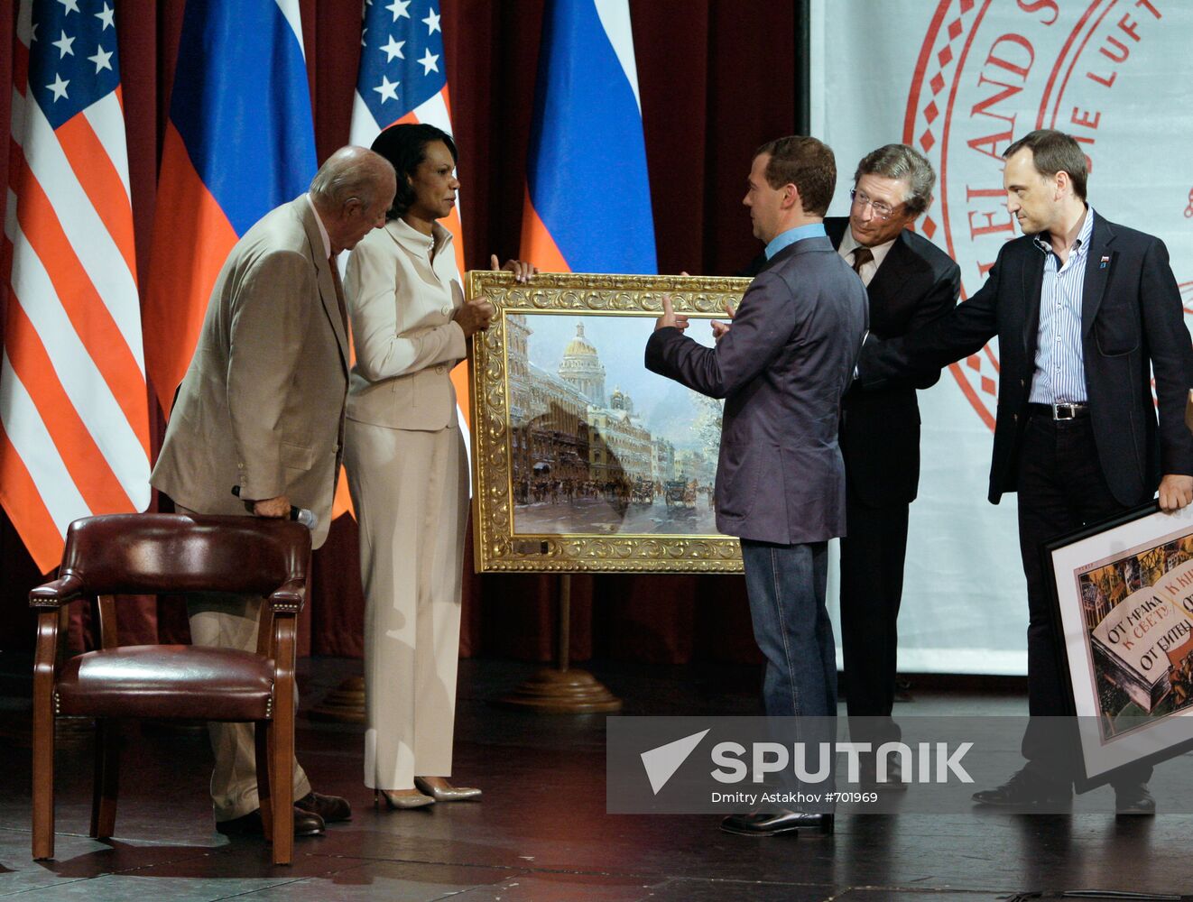 Dmitry Medvedev's visit to the U.S. Day Two
