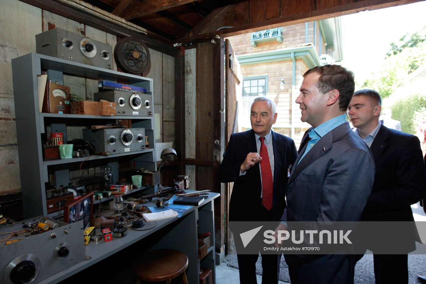 Dmitry Medvedev's visit to the U.S. Day Two