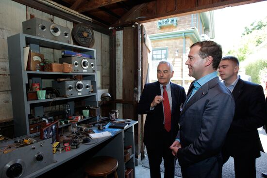 Dmitry Medvedev's visit to the U.S. Day Two
