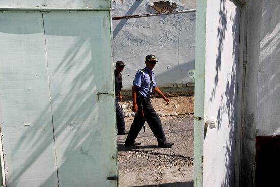 The situation in the town of Osh