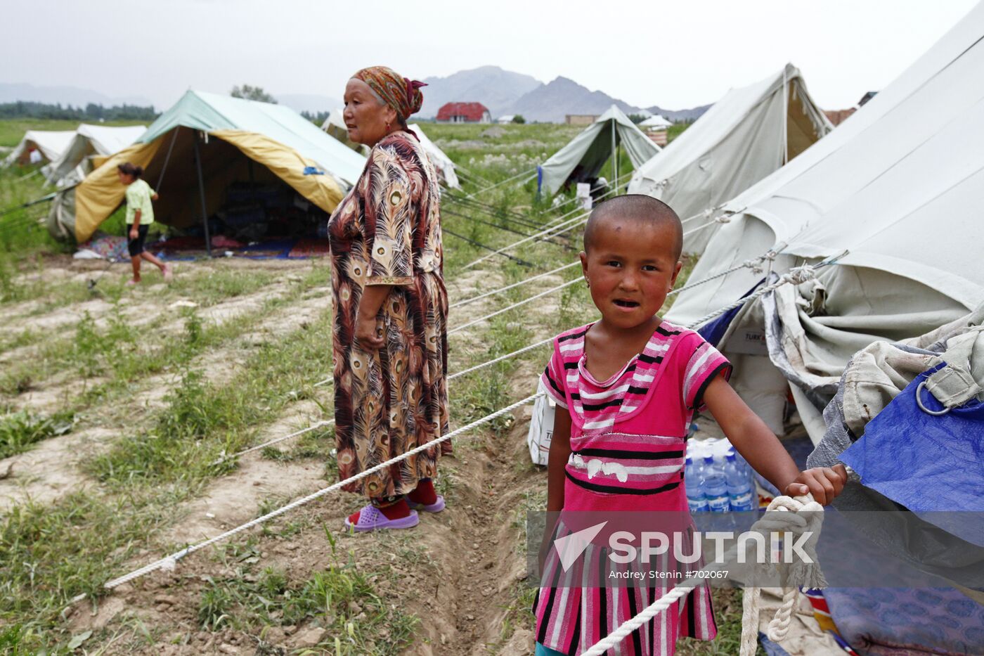 Kyrgyz refugee camp