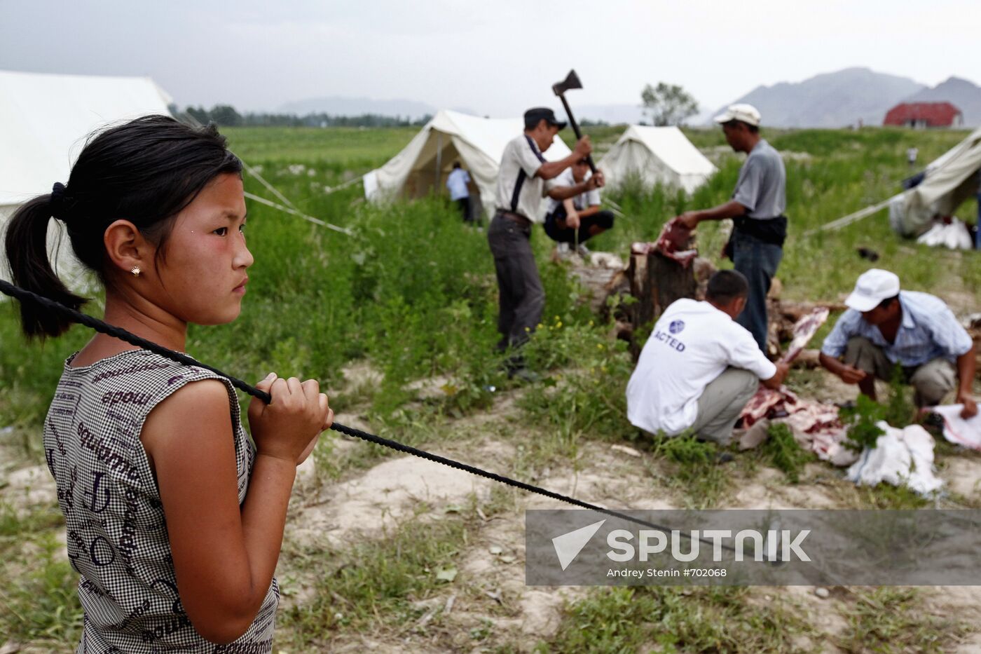 Kyrgyz refugee camp
