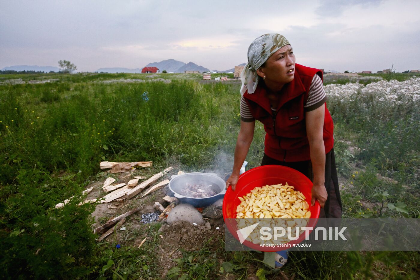 Kyrgyz refugee camp