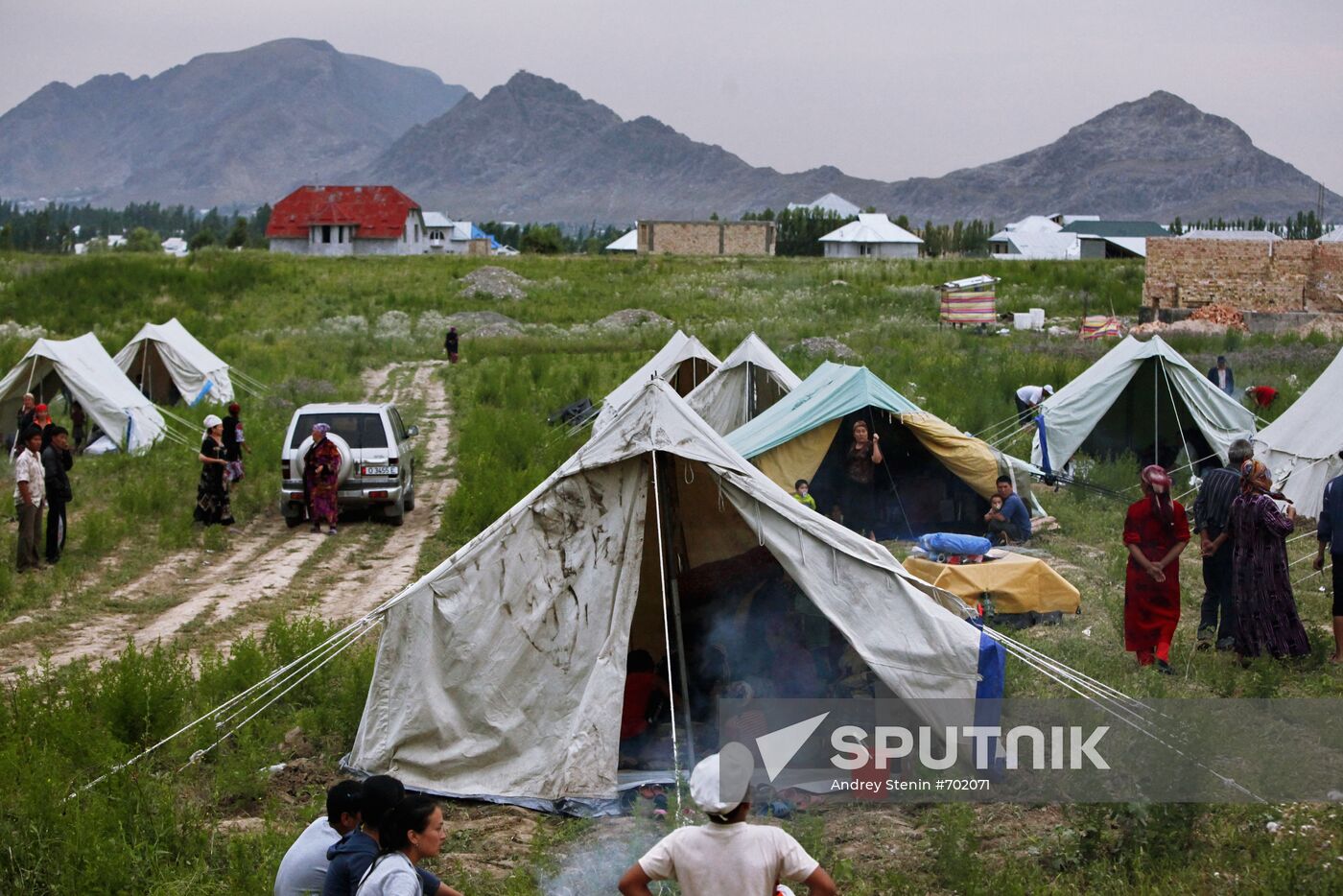 Kyrgyz refugee camp