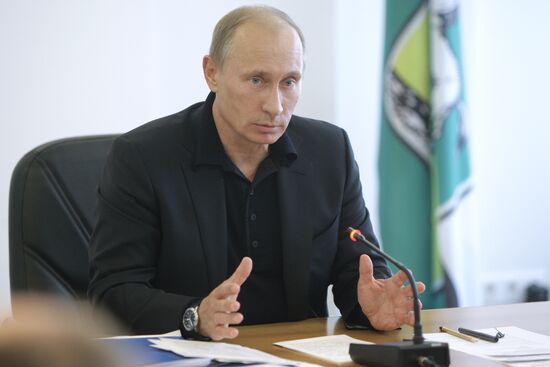 Vladimir Putin on working visit to Siberian Federal District