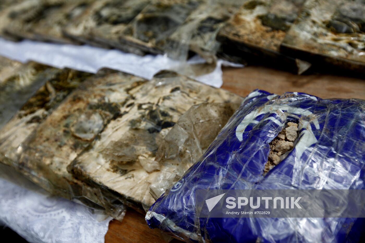 Confiscated drugs