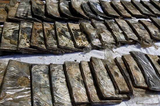 Confiscated drugs