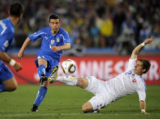 FIFA World Cup 2010. Slovakia vs. Italy