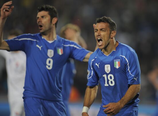 FIFA World Cup 2010. Slovakia vs. Italy