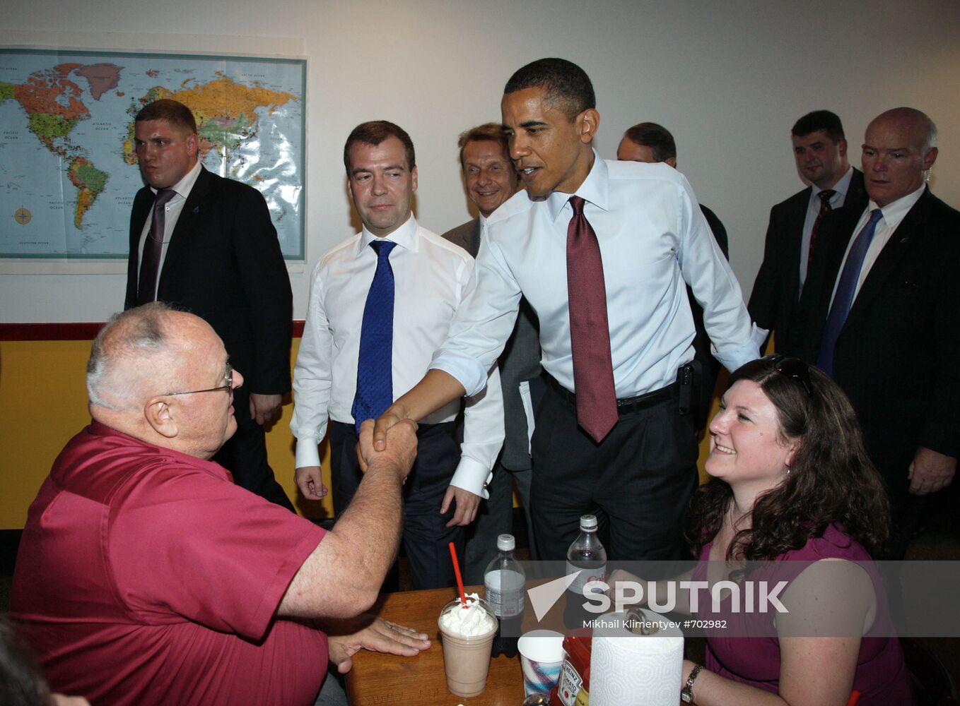 Dmitry Medvedev's visit to the U.S. Day three