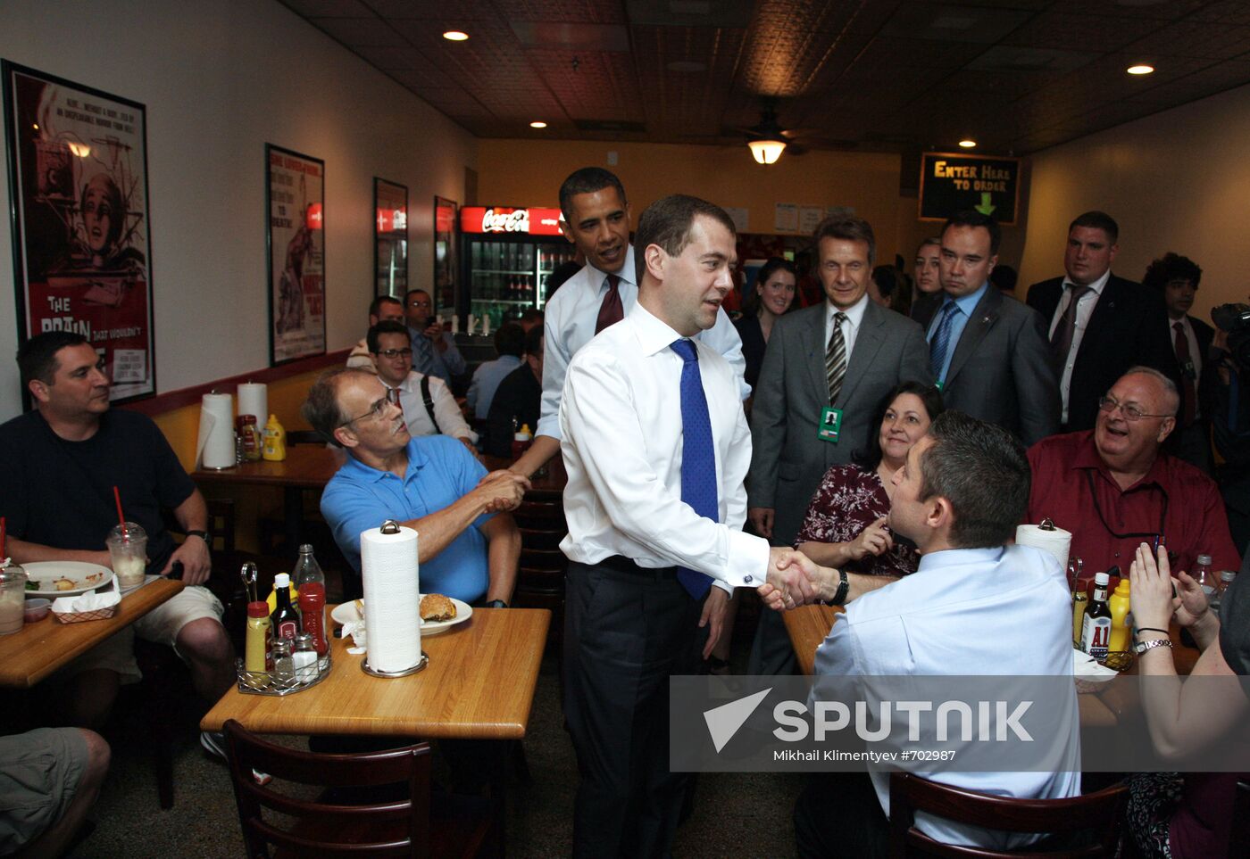 Dmitry Medvedev's visit to the U.S. Day three