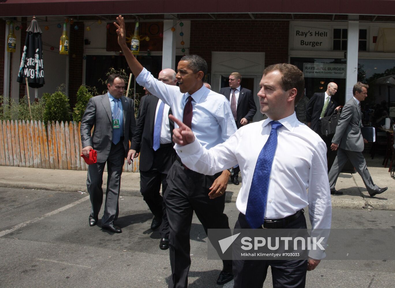 Dmitry Medvedev's visit to the U.S. Day three