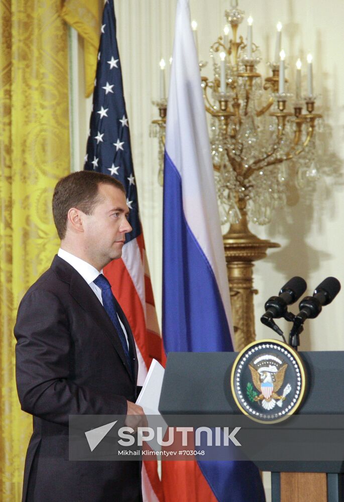 Dmitry Medvedev's visit to the U.S. Day three
