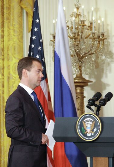 Dmitry Medvedev's visit to the U.S. Day three