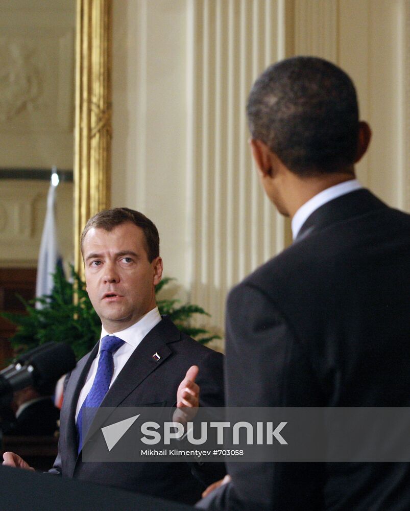 Dmitry Medvedev's visit to the U.S. Day three