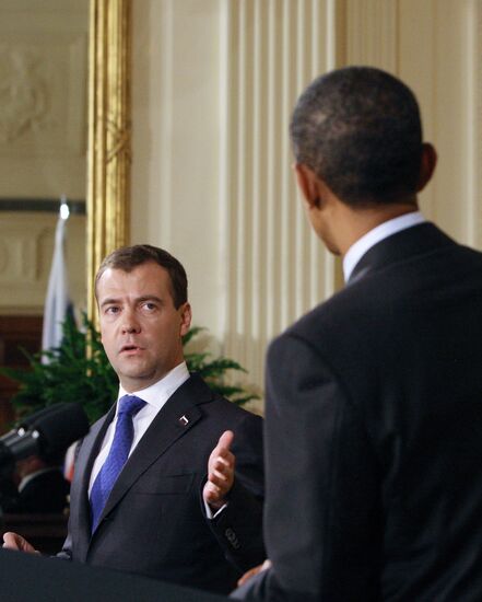 Dmitry Medvedev's visit to the U.S. Day three