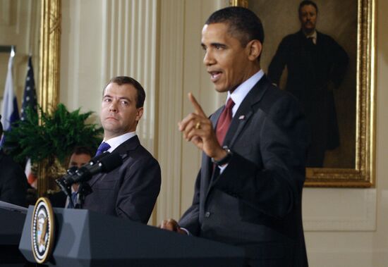 Dmitry Medvedev's visit to the U.S. Day three