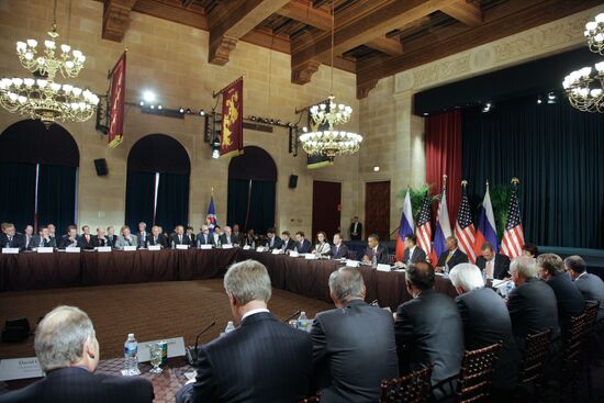 Dmitry Medvedev's visit to the U.S. Day three