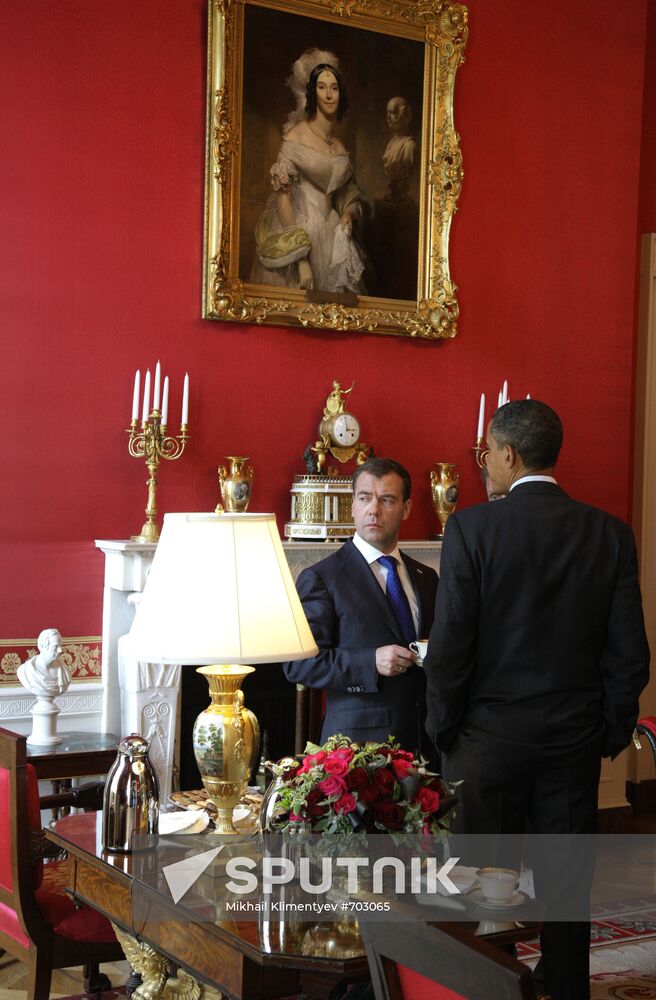 Dmitry Medvedev's visit to the U.S. Day three