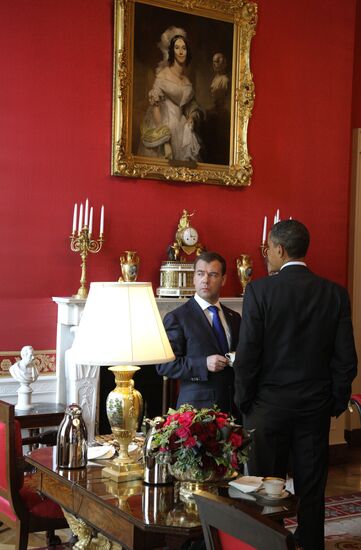 Dmitry Medvedev's visit to the U.S. Day three