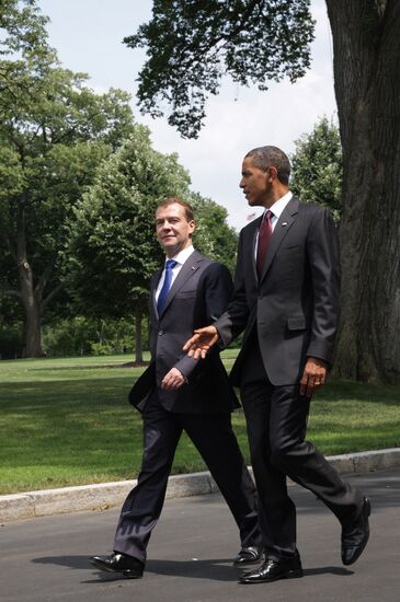 Dmitry Medvedev's visit to the U.S. Day three