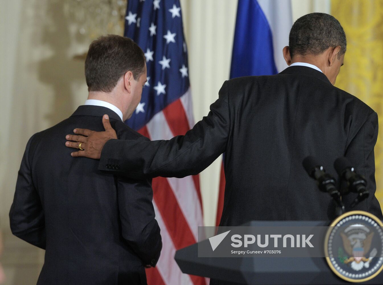 Dmitry Medvedev's visit to the U.S. Day three