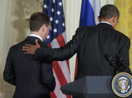 Dmitry Medvedev's visit to the U.S. Day three