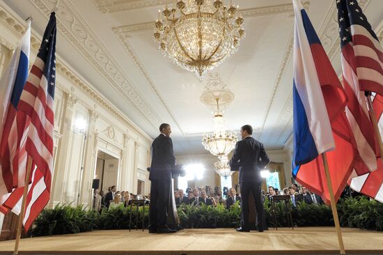 Dmitry Medvedev's visit to the U.S. Day three