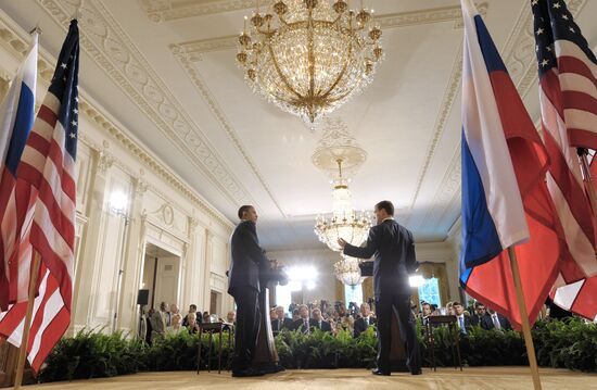 Dmitry Medvedev's visit to the U.S. Day three