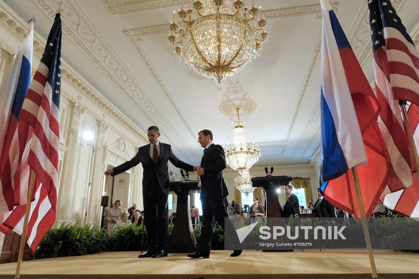 Dmitry Medvedev's visit to the U.S. Day three