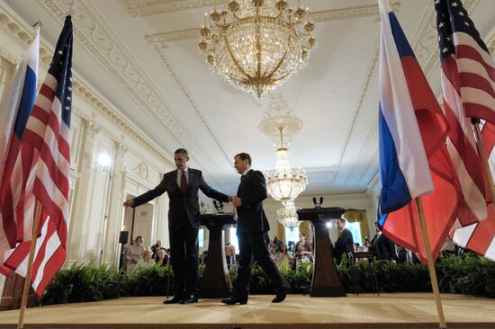 Dmitry Medvedev's visit to the U.S. Day three