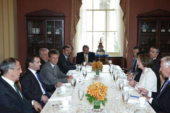 Dmitry Medvedev's visit to the U.S. Day three
