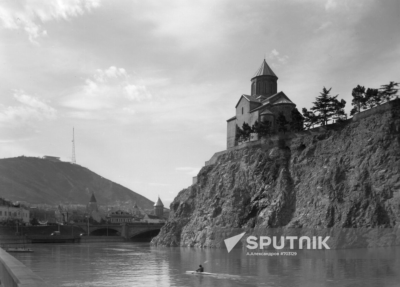 The Metekhi Church in Georgia