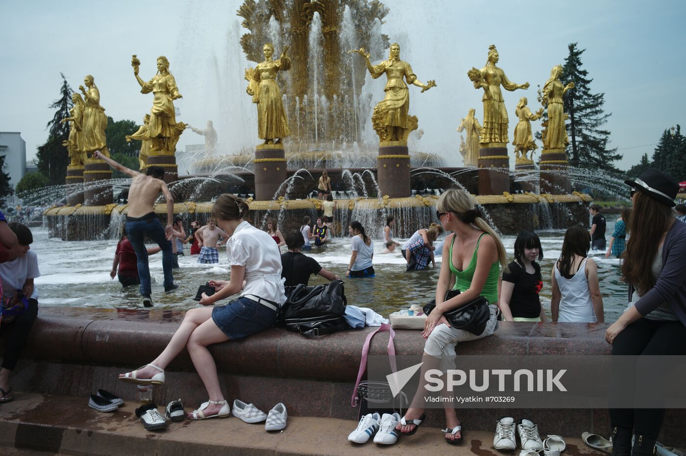 Summer heat in Moscow