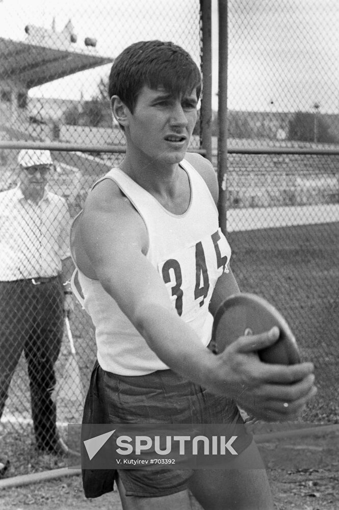 Athlete Nikolai Avilov