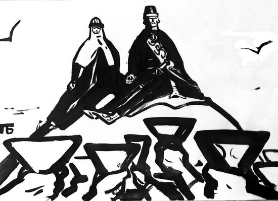 Copy of illustration to Song of the Wise Oleg