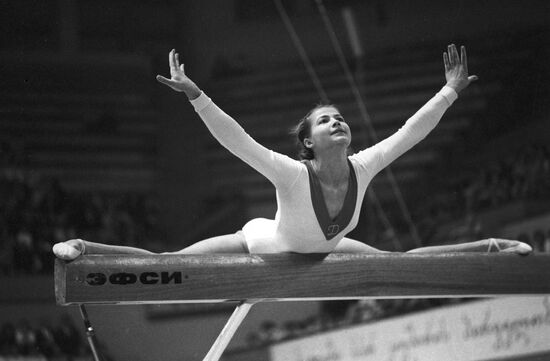 Gymnast Lyudmila Tyurishcheva