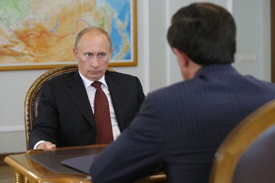 Vladimir Putin holds working meeting with Alexander Koval