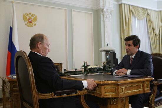 Vladimir Putin holds working meeting with Alexander Koval