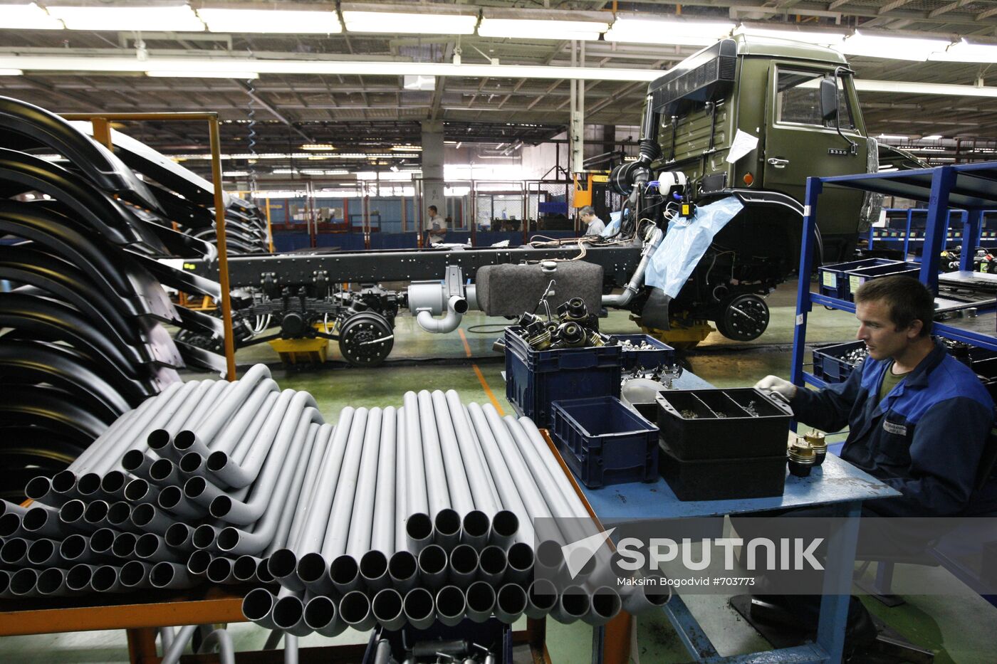 Main assembly shop at KAMAZ plant