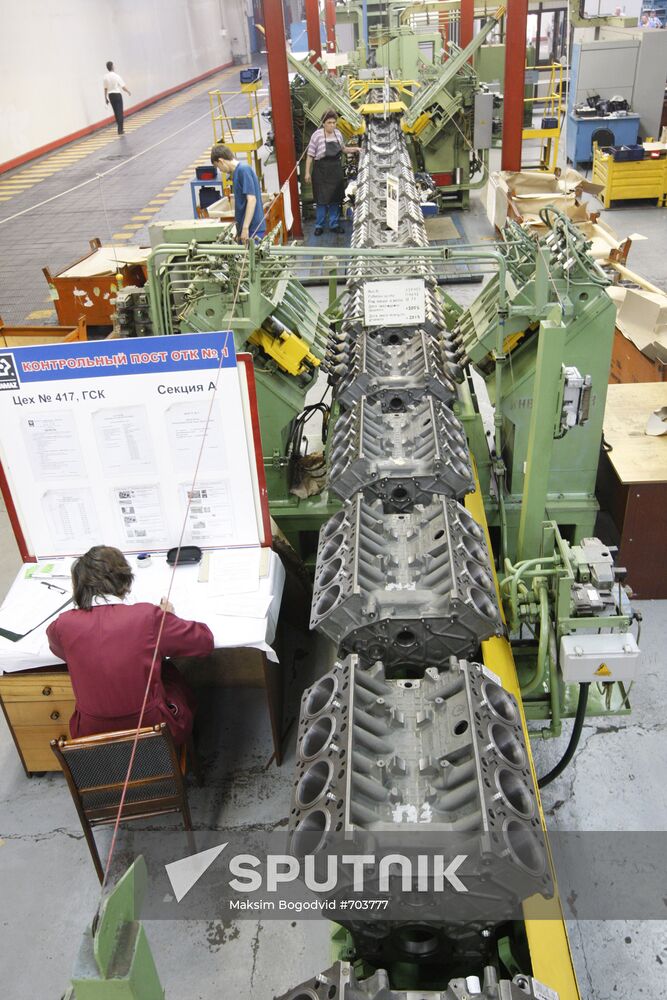 Engine Assembly line at KAMAZ plant
