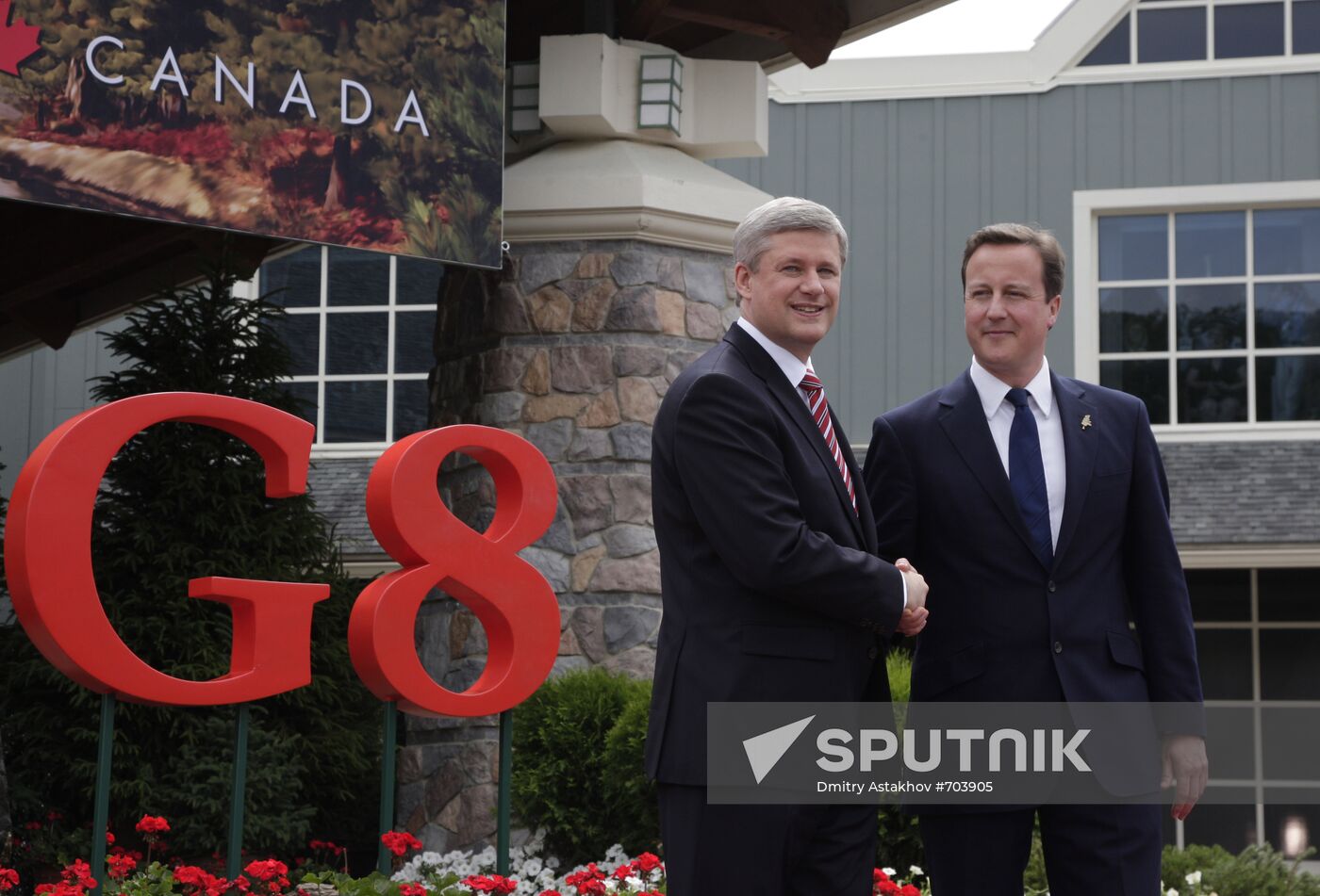 David Cameron and Stephen Harper