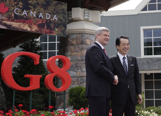 Naoto Kan and Stephen Harper