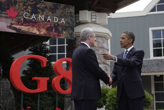 Barack Obama and Stephen Harper