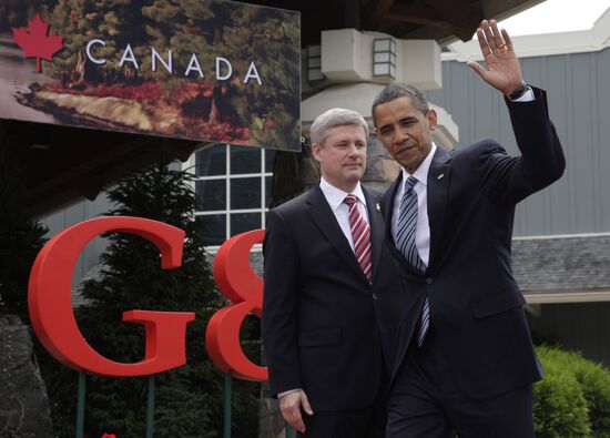 Barack Obama and Stephen Harper